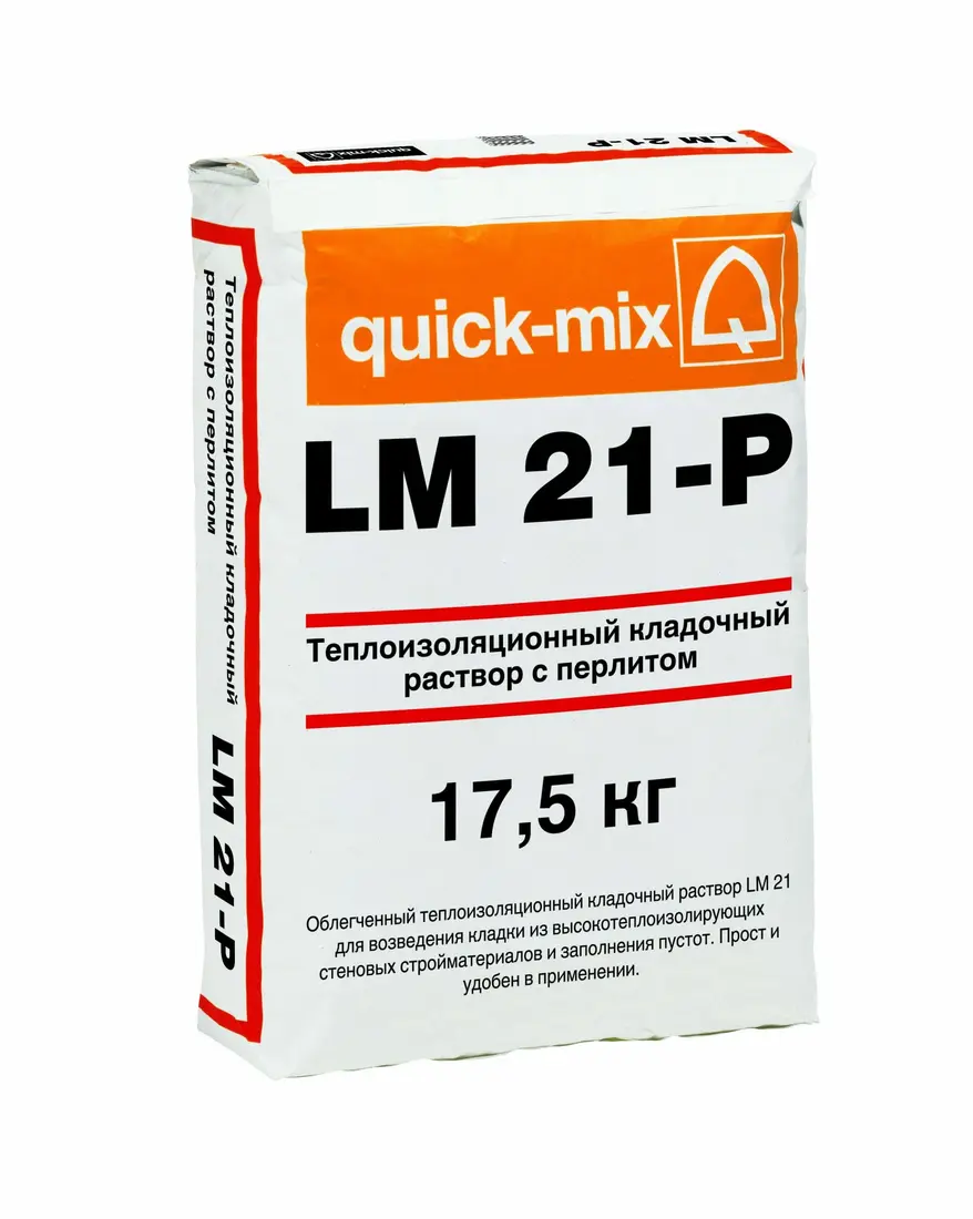 Тёплый кладочный раствор Quick-mix LM 21-P